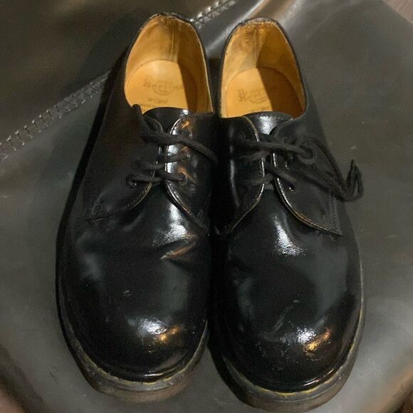 Dr. Martens Shoes - Dr. Marten Steel Toe men work shoes vintage men sz 8 made in England